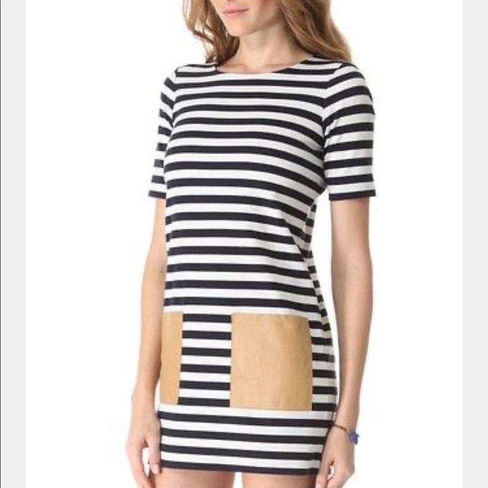 Club Monaco “Haley Striped Knit Dress” in size 6